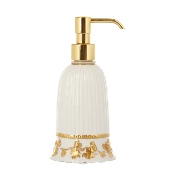 Empire White & Gold Bathroom Set