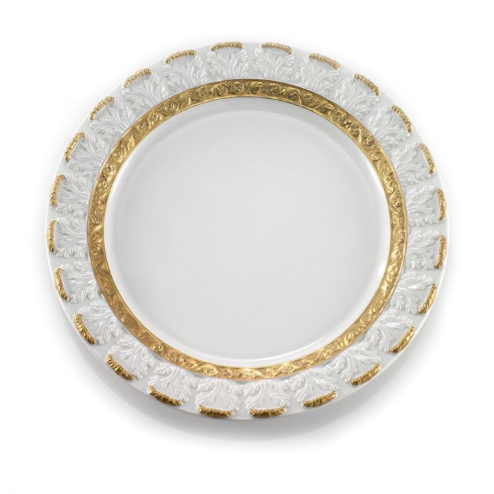 Queen Elizabeth Dining Set - White & Gold