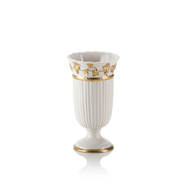 Empire White & Gold Bathroom Set