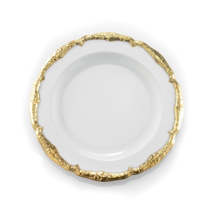 Empire Dining Set - White & Gold