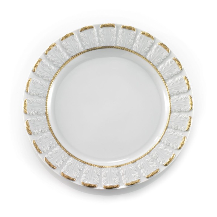 Queen Elizabeth Dining Set - White & Gold