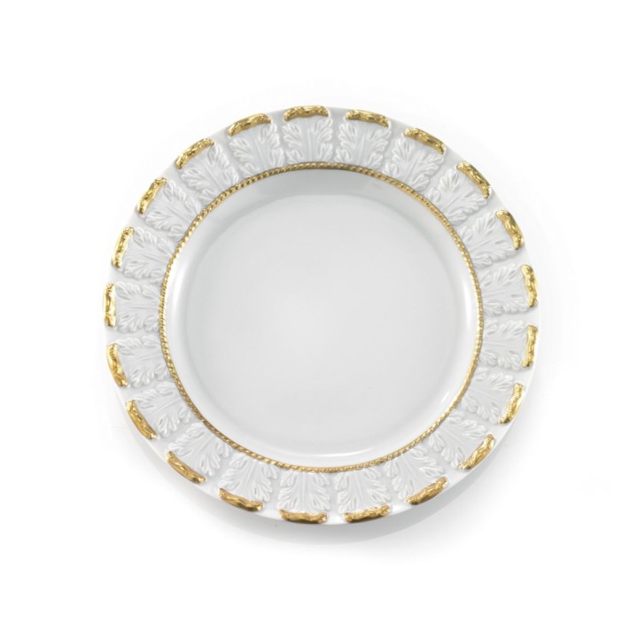 Queen Elizabeth Dining Set - White & Gold