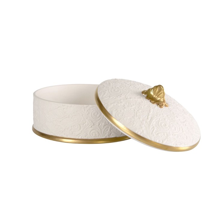 Amour Secret White & Gold Bathroom Set