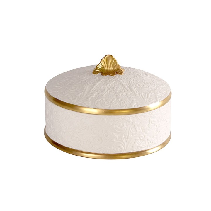 Amour Secret White & Gold Bathroom Set