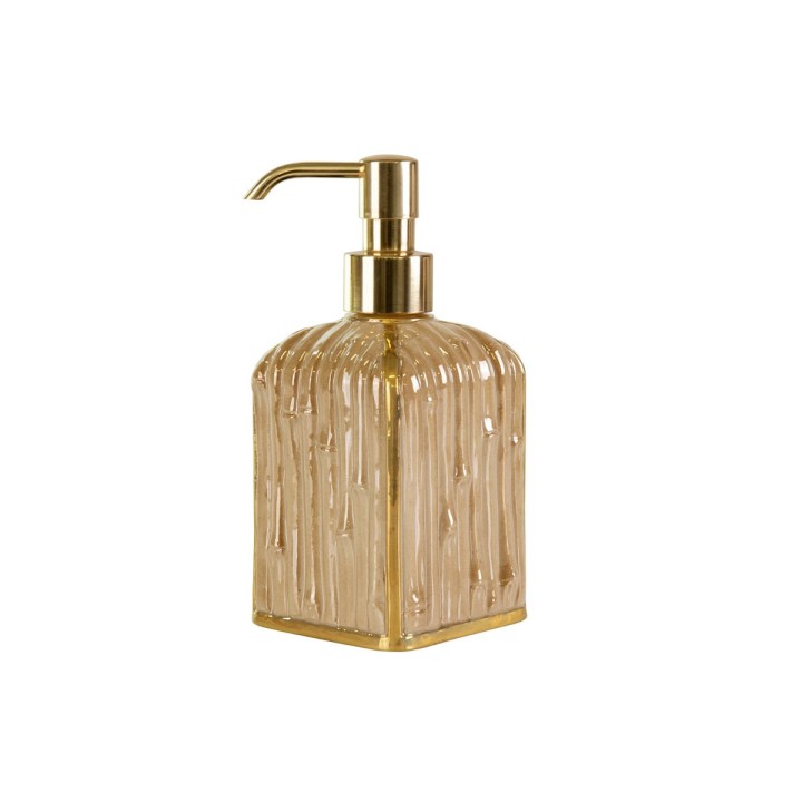 Bamboo Caramel & Gold Bathroom Set