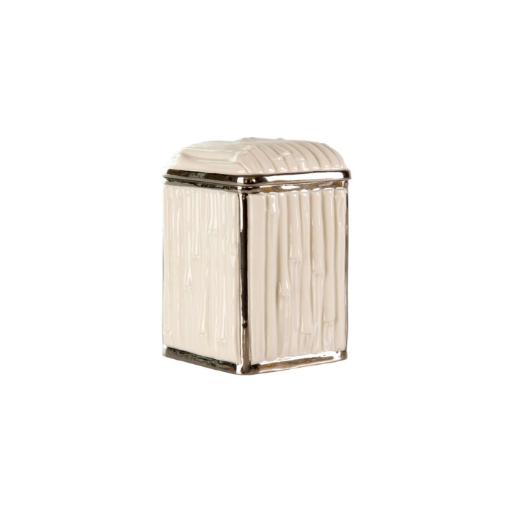 Bamboo White & Platinum Bathroom Set