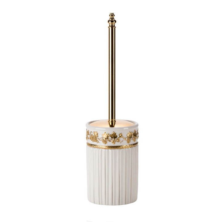 Empire White & Gold Bathroom Set