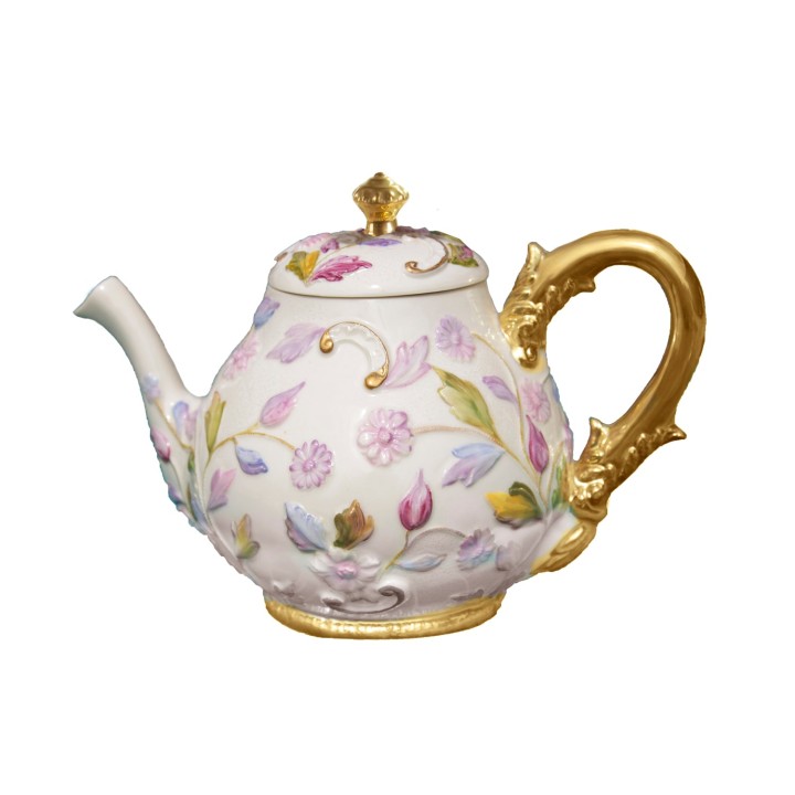 Taormina Tea Set - Multicolor & Gold