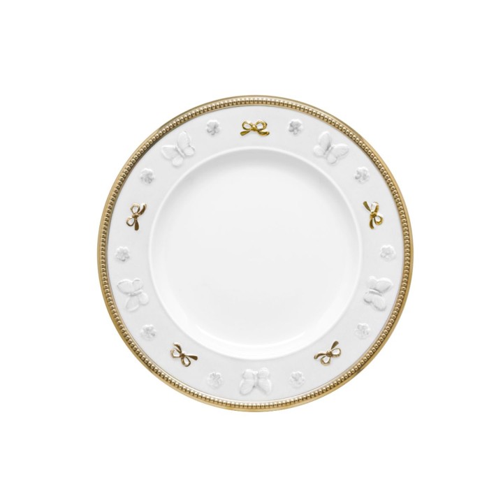 Butterfly Dining Set - White & Gold