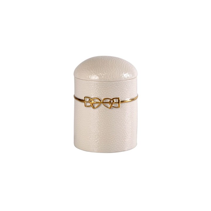 Dressage White & Gold Bathroom Set