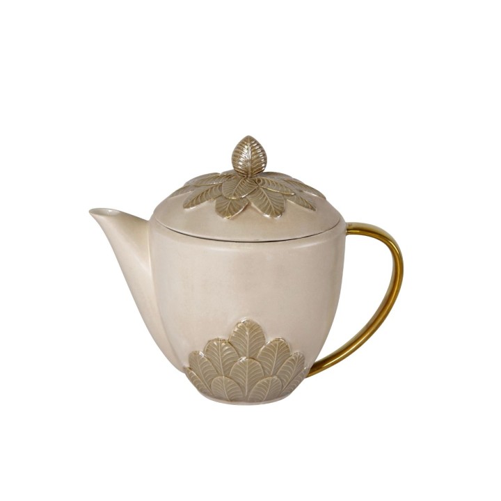 Peacock Tea Set - Caramel