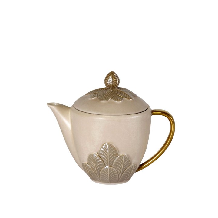 Peacock Tea Set - Caramel