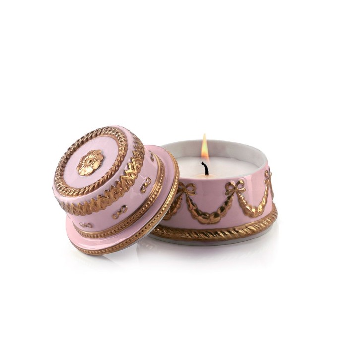 Chantilly Two tier Cake Scented Candle - Pink & Gold