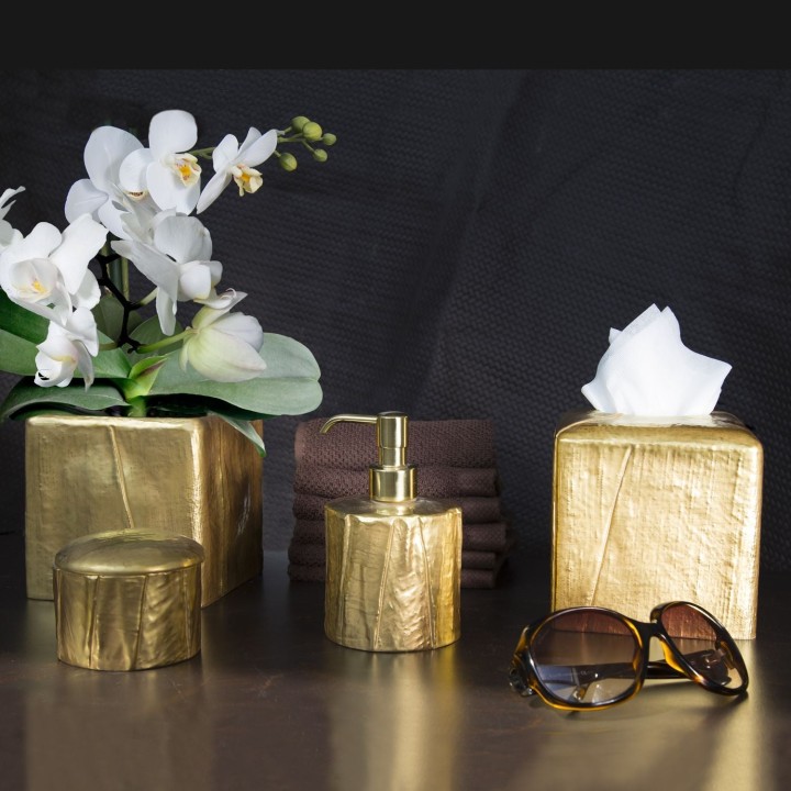 Capri Gold Bathroom Set