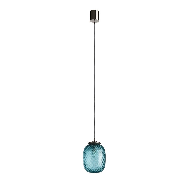 Soho Pendant Light - Turquoise Transparent