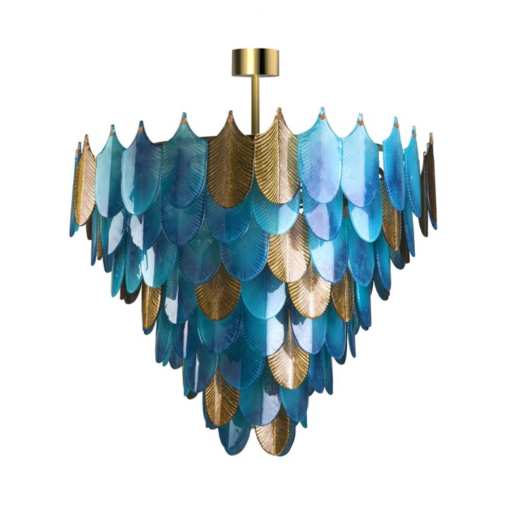 Peacock Large Chandelier - 18 lights - Mikonos