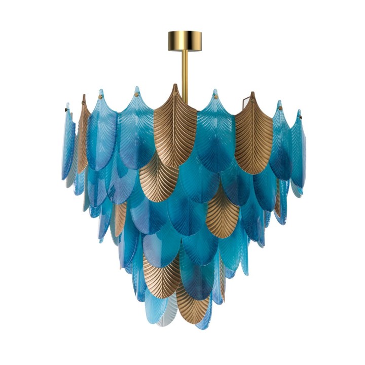 Peacock Medium Chandelier - 12 lights - Mikonos