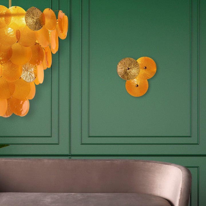 Candy Wall Light - Mango & Gold