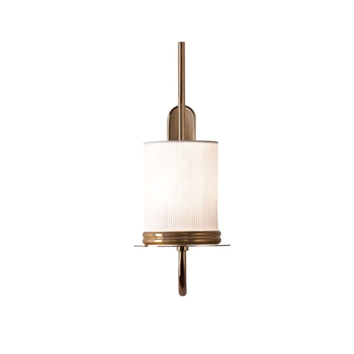 London Wall Light - White & Gold