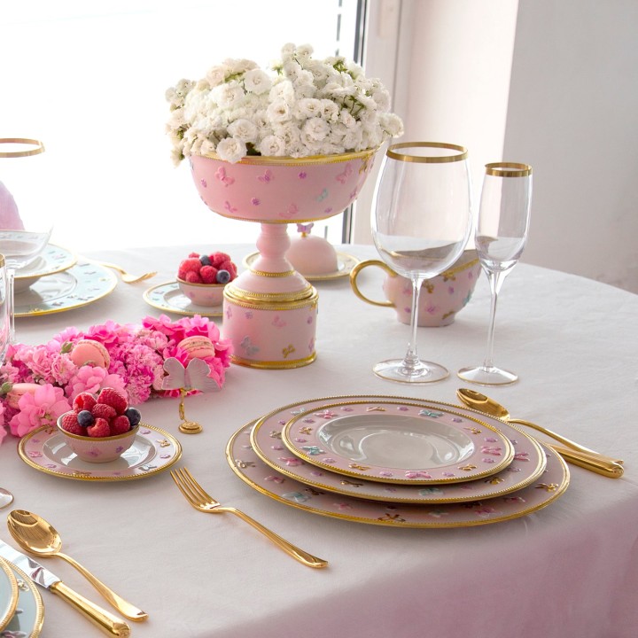 Butterfly Dining Set - Pink